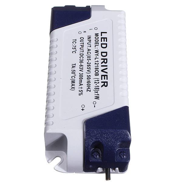 New 300mA Constant Current Home Light LED Power Supply Driver Electronic Transformer 18W