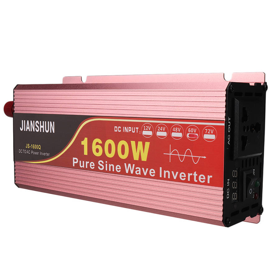 Intelligent Screen Solar Pure Sine Wave Power Inverter 1200W/1600W/2200W/3000W/3200W/6000W DC 12V/24