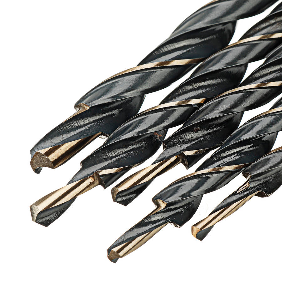 Drillpro 5Pcs Cobalt Drill Hss-Co Twist Step Drill Bits For Manual Pocket Hole Jig Master Woodworkin