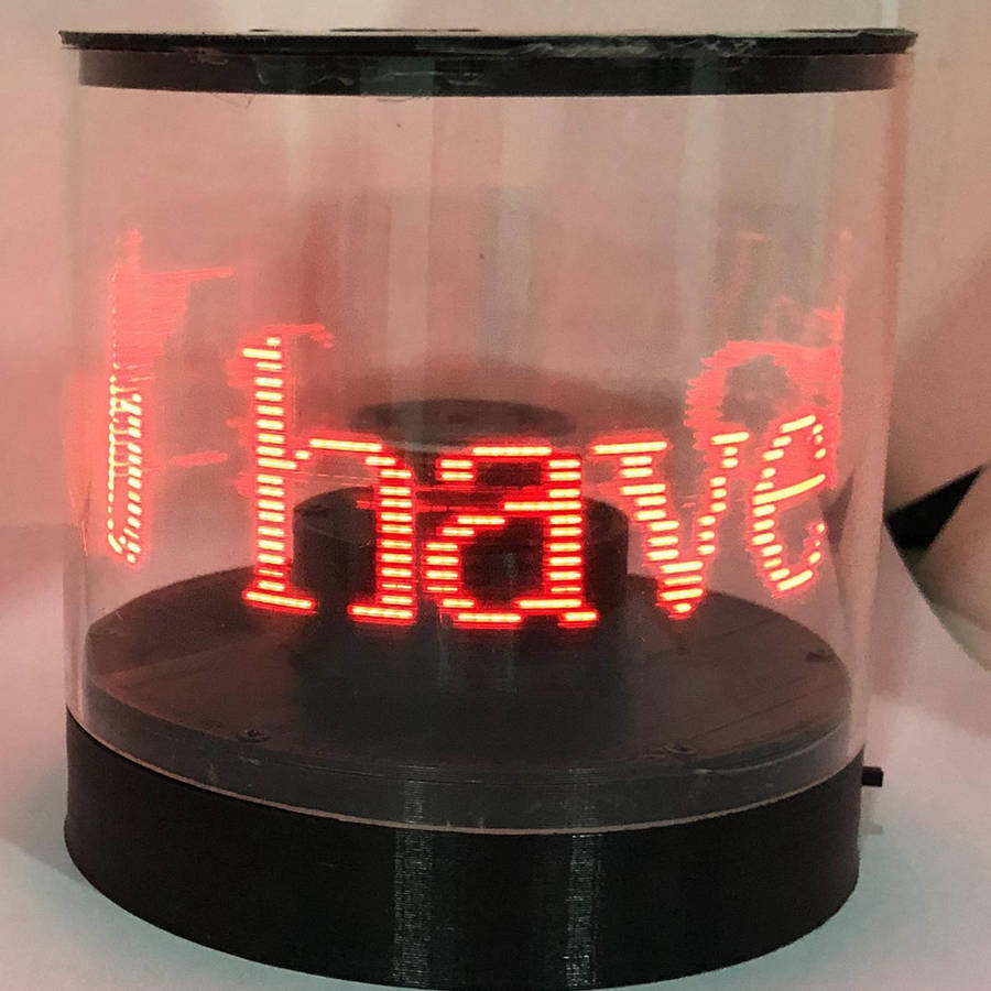 diy rotating led electronic kit electronic production rotating pov electronic competition creative led advertising machine