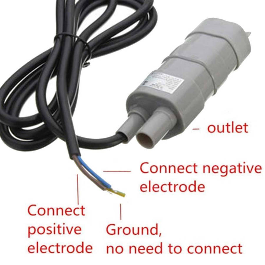 12V 840L/H 5M Pumping Head Mini Submersible Motor Garden Fountain DC Brush Water Pump