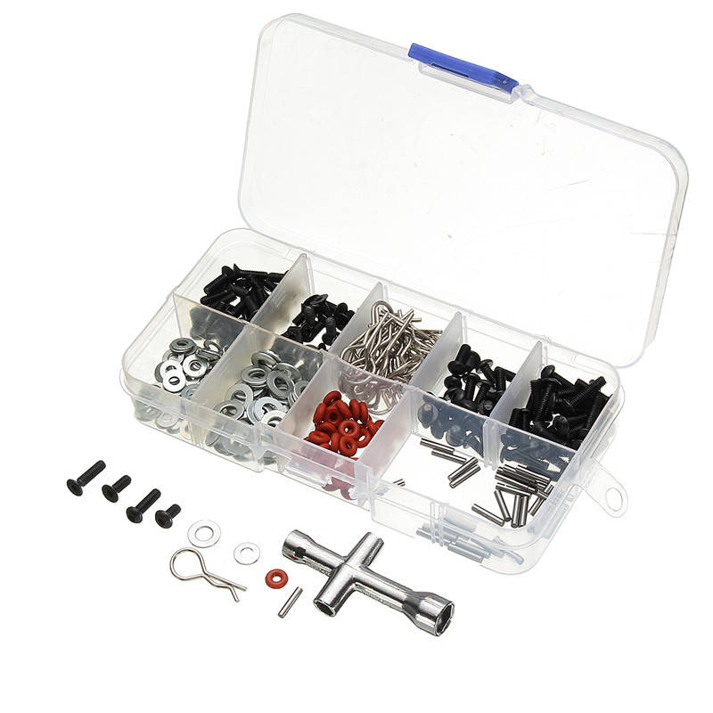 270PCS Set Screws Box Repair Tool Kit For HSP 1/10 RC Car Parts...