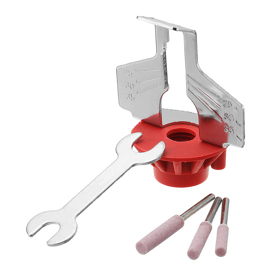 HILDA chain saw sharpening attachment