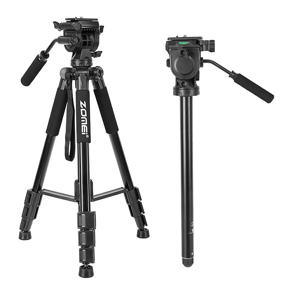 ZOMEI Q310 Professional Aluminum Alloy Camera Video Tripod 4-Section Extendable
