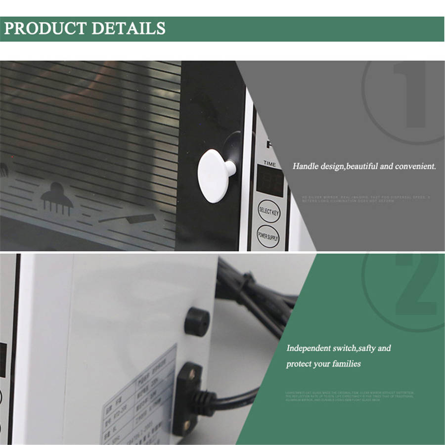 100-240V 10L UV Ozone Disinfection Cabinet Sterilization Box