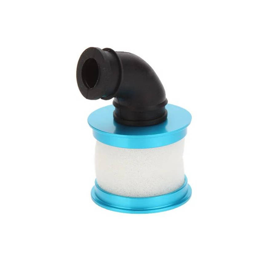 Upgrade RC Car Parts Blue Alum Capped Air Filter Cover for 94102/94106/94108 HSP 1/10 Nitro Car...
