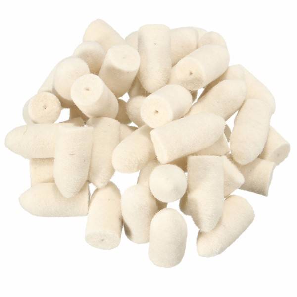 45pcs Wool Polishing Head Buffing Wheel For Dremel Rotary Tool With 2 Conecting Rods