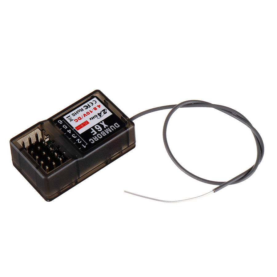 dumborc x6f 2.4ghz 6ch rc receiver without gyro function compatible x4 x5 x6 rc radio transmitter remote controller