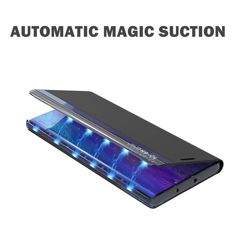 Bakeey for Xiaomi Redmi Note 9S / Redmi Note 9 Pro / Redmi Note 9 Pro Max Case Magnetic Flip Smart Sleep Side View Window PU Leather Full Cover Shockproof Protective Case