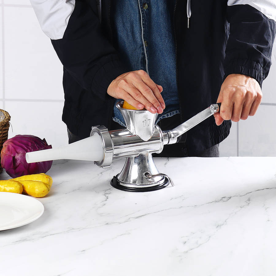 Household Hand Manual Meat Grinder Mincer Sausage Maker Meat Chopper Cooking (Type 10 Basic version)