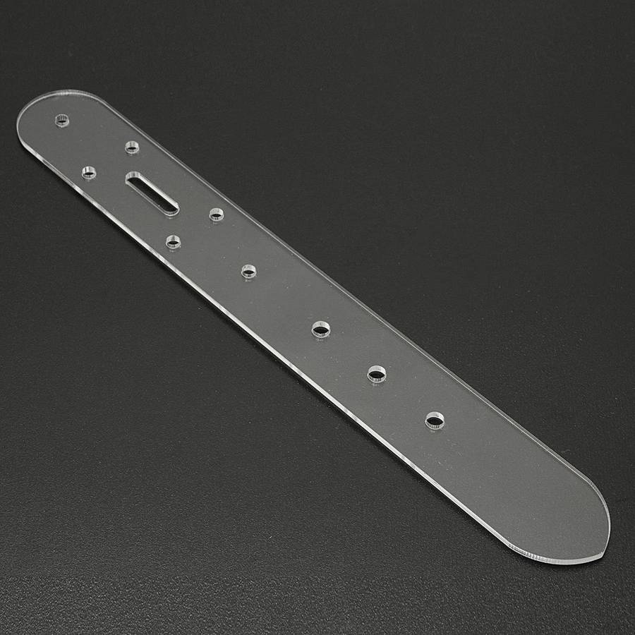 5 Pcs Practical Head Buckle Belt Leather Craft Tool Acrylic Boletus End Models Stencil Set