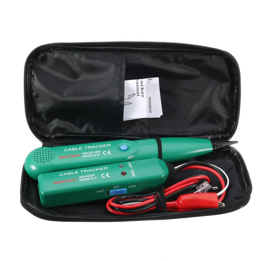 MS6812 Cable Finder Tone Generator Probe Tracker Wire Network Cable Tester Tracer Kit MS6812 Cable Finder Tone Generator Probe Tracker Wire Network Cable Tester Tracer Kit