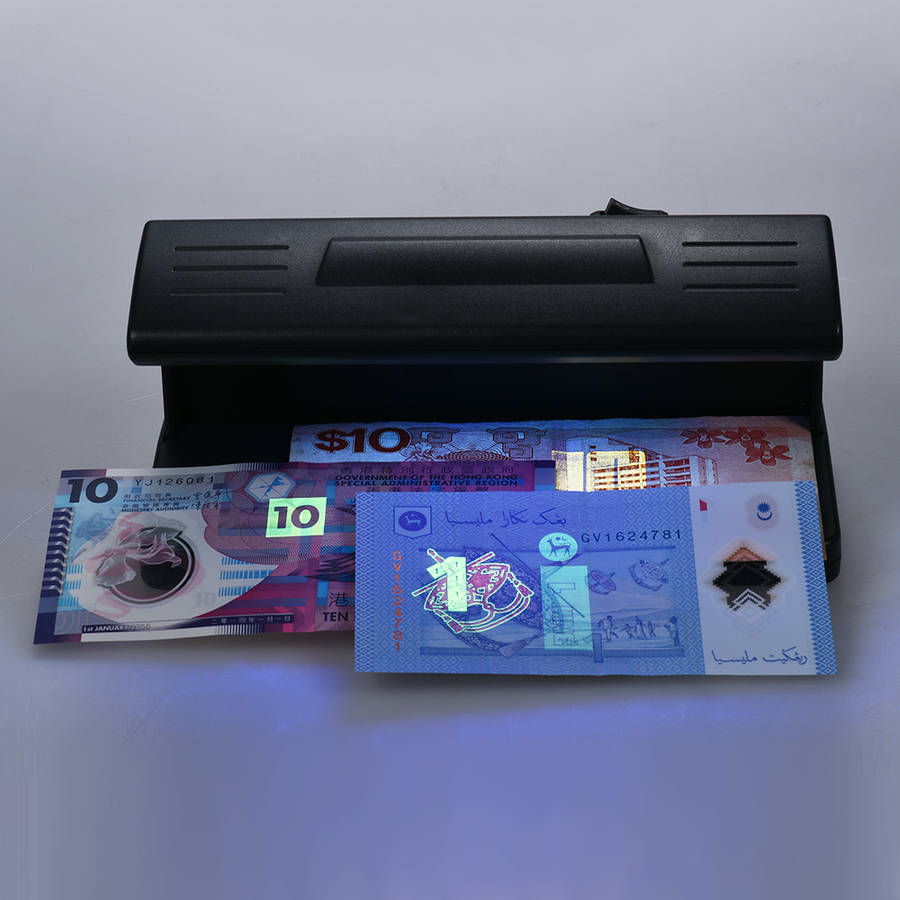 318 Ultraviolet UV Bill Detector Mini Cash Money Currency Detecting Machine Handy Bill Cash Banknote