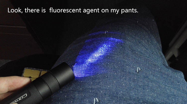 Convoy S2 7135*3 Driver 365nm Purple UV Flashlight Fluorescence Sterilization Banknote Detection Pen