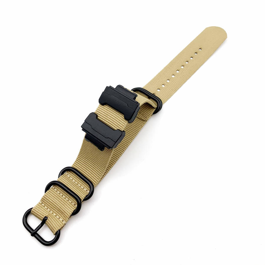 Bakeey 16mm Interface Terminals Nylon Straps Replacement Watch Band For Casio G-shock DW-5600 6900 GA-110 GW-M5610 DW-9052/GLS-8900 Series