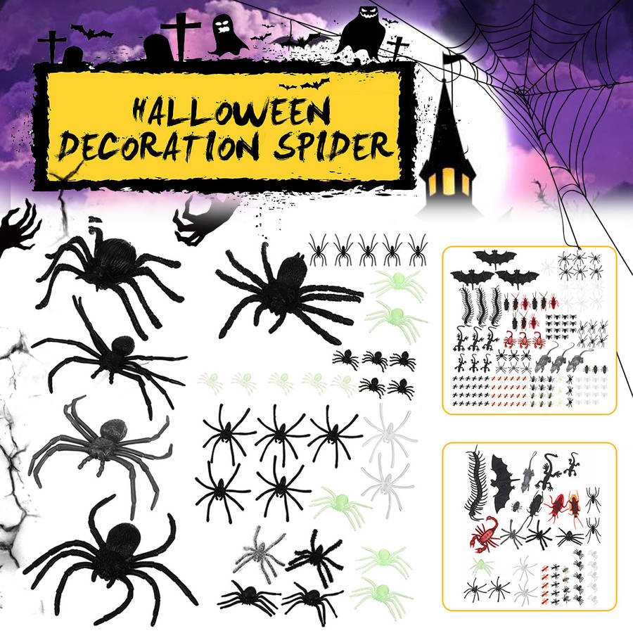 Halloween Hanging Spider Decoration House Outdoor Bar Party Scary Decoration