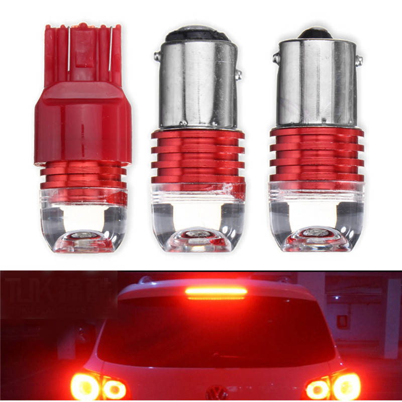 1156 1157 7443 3LED Car Red Turn Lights Bulb Tail Brake Strobe Lamp Bulb