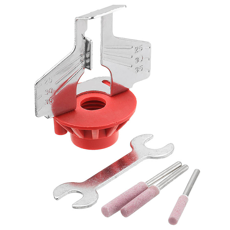 HILDA chain saw sharpening attachment