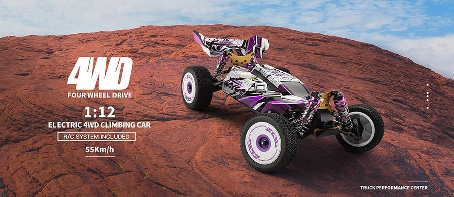 Wltoys 124019 Several 2200mAh Battery RTR 1/12 2.4G 4WD 60km/h Metal Chassis RC Car Vehicles Models Kids Toys