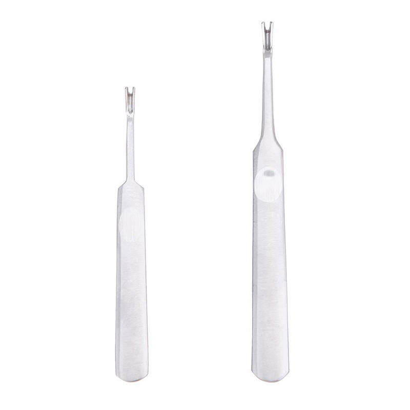 Honana Stainless Steel U Or V Shape 2 Optional Size Stitching Groover Leather Craft Tool