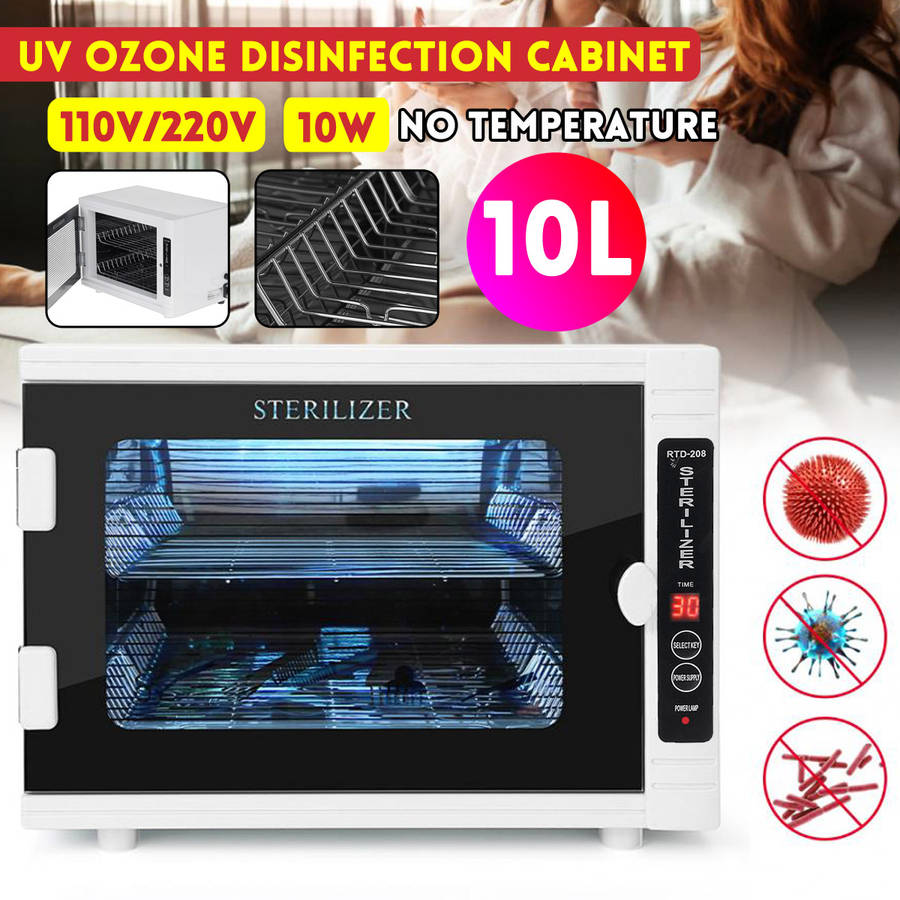100-240V 10L UV Ozone Disinfection Cabinet Sterilization Box