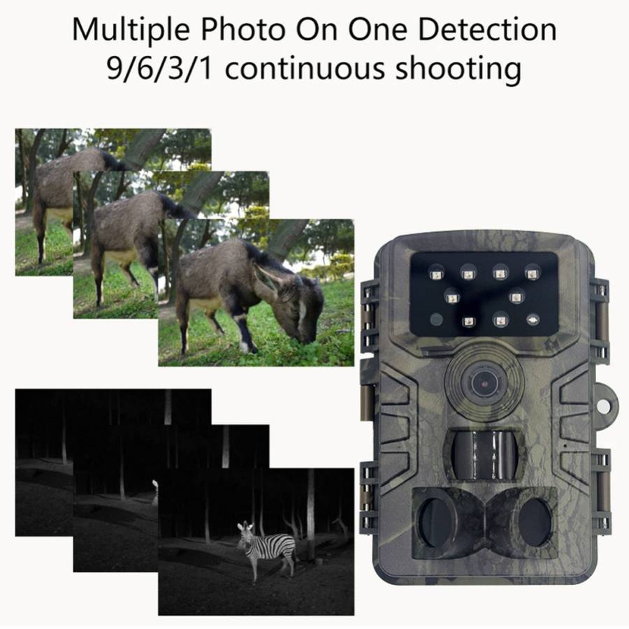 pr700 20mp 1080p 120°detecting range hunting trail camera waterproof hunting scouting camera with auto ir filter for wildlife monitoring