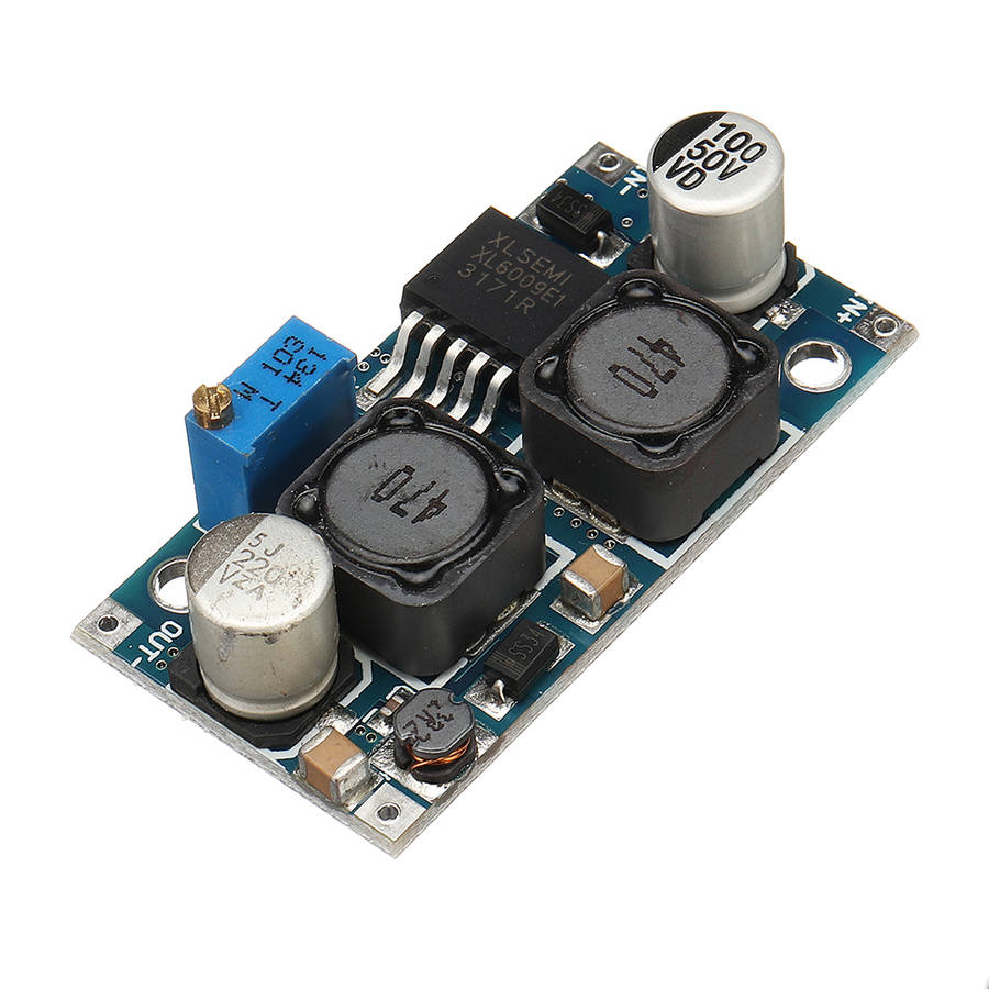 2Pcs DC-DC Boost Buck Adjustable Step Up Step Down Automatic Converter XL6009 Module Suitable For So