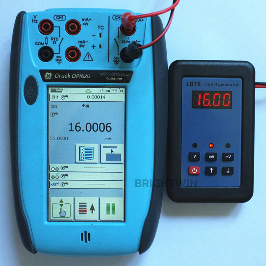 Portable 4-20mA Signal Generator 0-20mA 0-110mV Calibrator LB78 High Precision mA mV Signal Current
