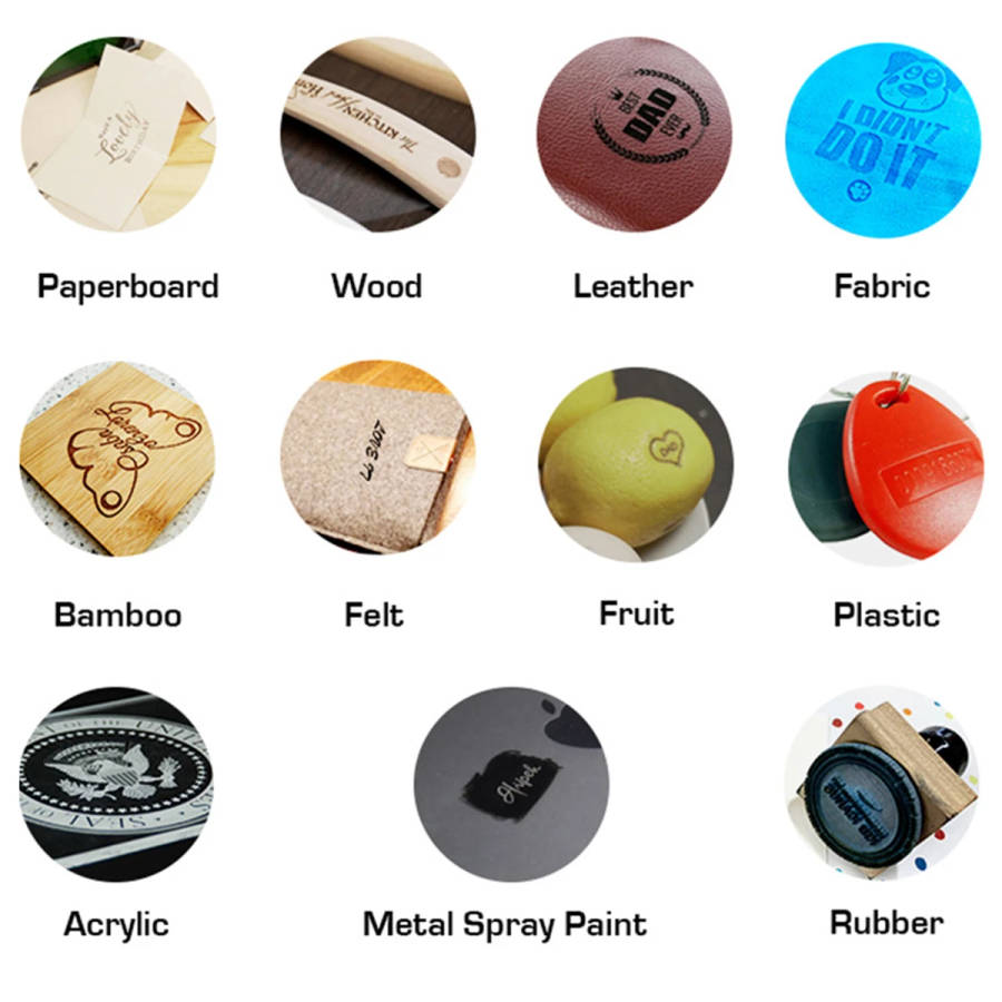 New K6 3000mW Laser Engraver WIFI USB Intelligent Control DIY Logo Mark Printer Carver