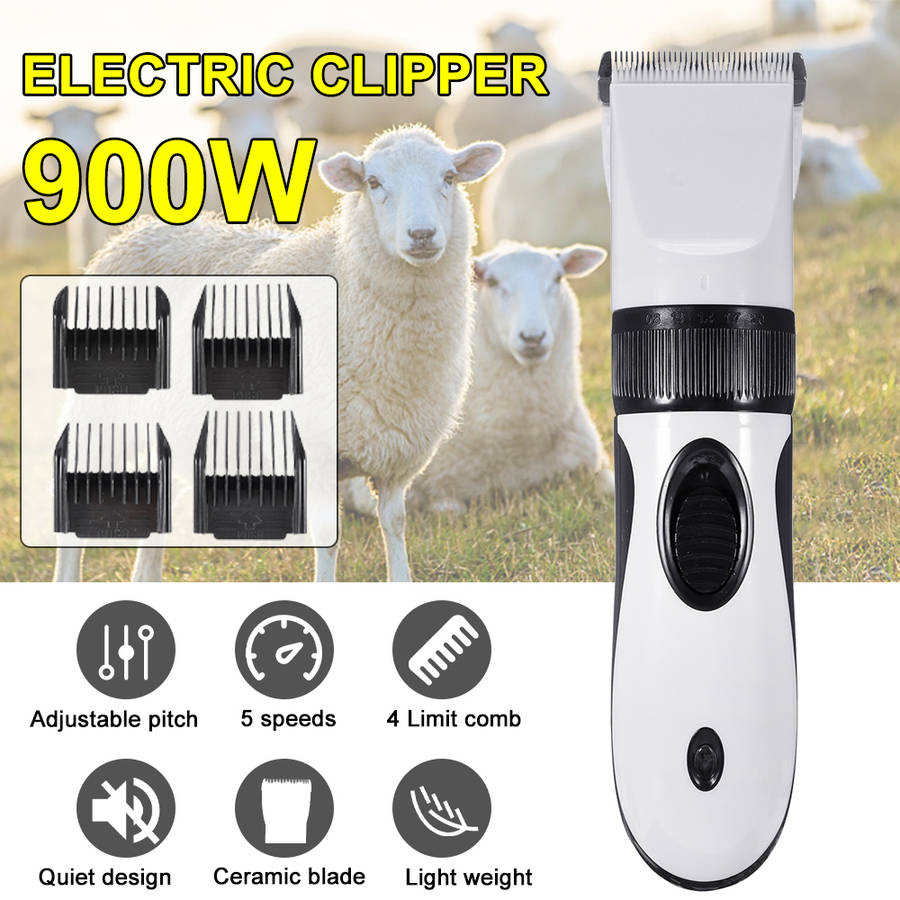 900W Electric Farm Sheep Goat Shears Hair Trimmer Animal Pet Grooming Clipper Wool Scissor