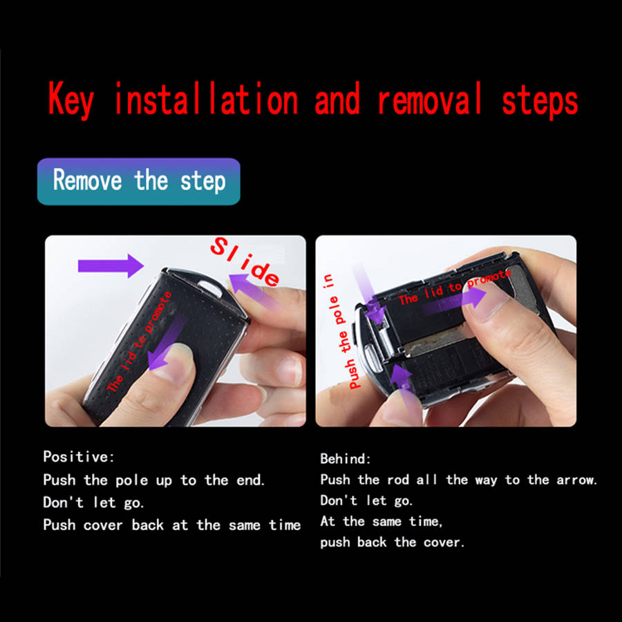 fashion resin remote car key fob case cover for volvo xc40 xc60 xc90 v90 s90