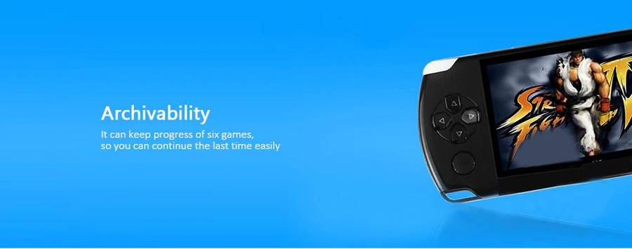 X6 8GB 128-bit 10000+ Games 4.3 inch PSP High Definition Retro Handheld Video Game Console Game Player