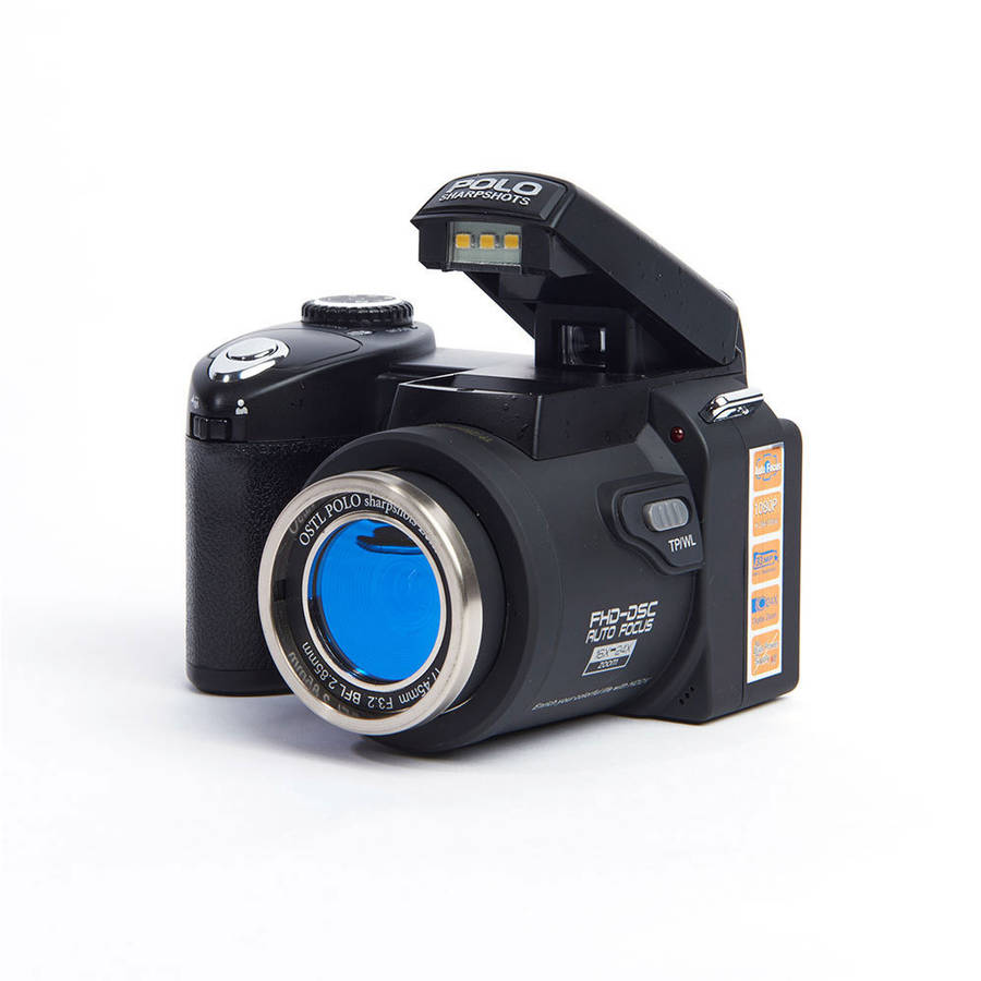 POLOSHARPSHOT D7200 Digital Camera 33MP Auto Focus Professional DSLR Camera Telephoto Lens Wide Angle Lens Appareil Photo Bag