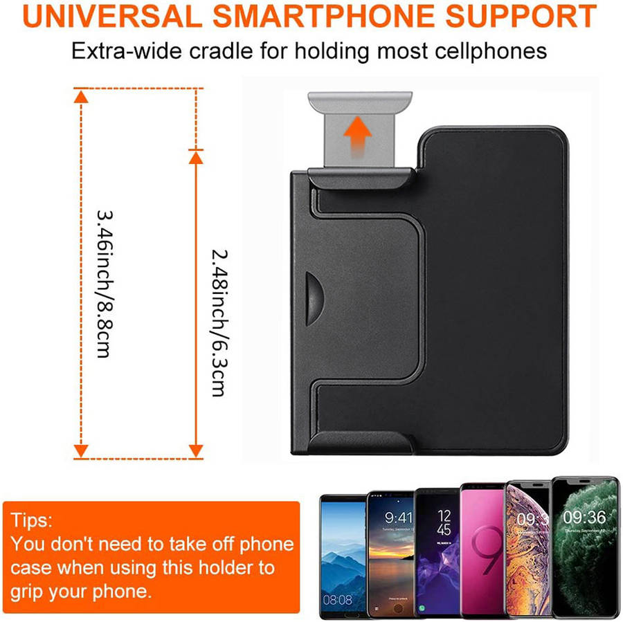 Ulanzi CapGrip Wireless Bluetooth Smartphone Selfie Booster Handle Grip Phone Stabilizer Stand Holder Shutter Release with 1/4 Screw for Smartphone Mobile Phone