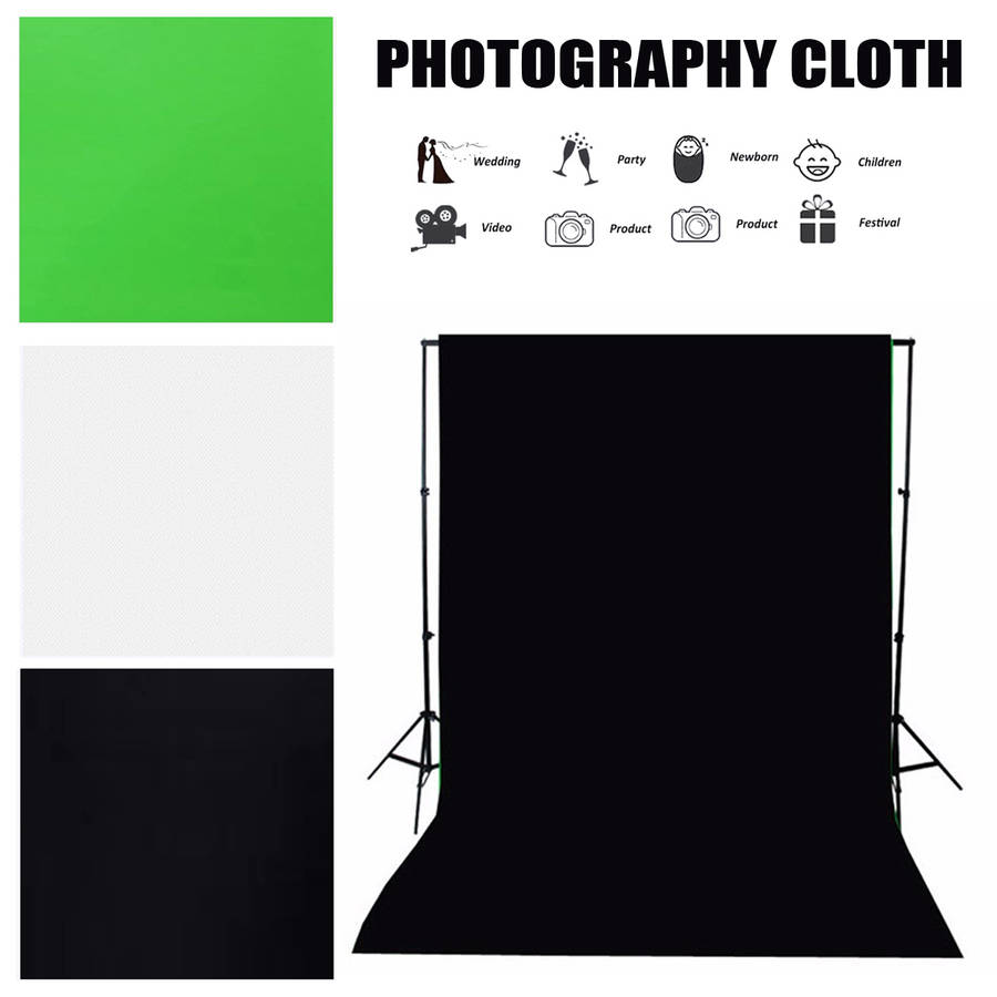 100x160cm Non-woven Fabrics Chromakey Green Photography Backdrop Background Cloth for Photography Video YouTube