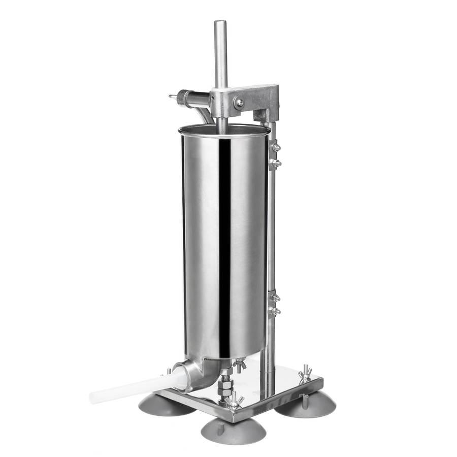 New Vertical Sucker 4L Stainless Steel Sausage Filler Sausage Maker Sausage Syringe Meat Tool
