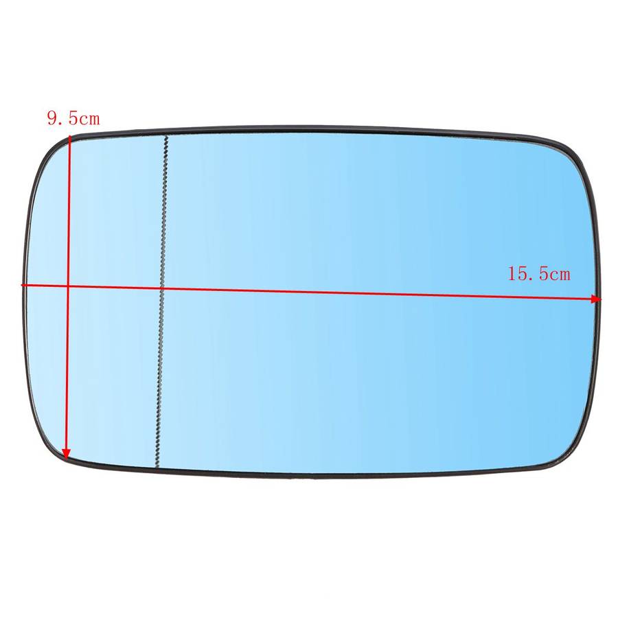 Car Left And Right Side Heated Blue Wing Mirror Glass For BMW E39 E46 19982005