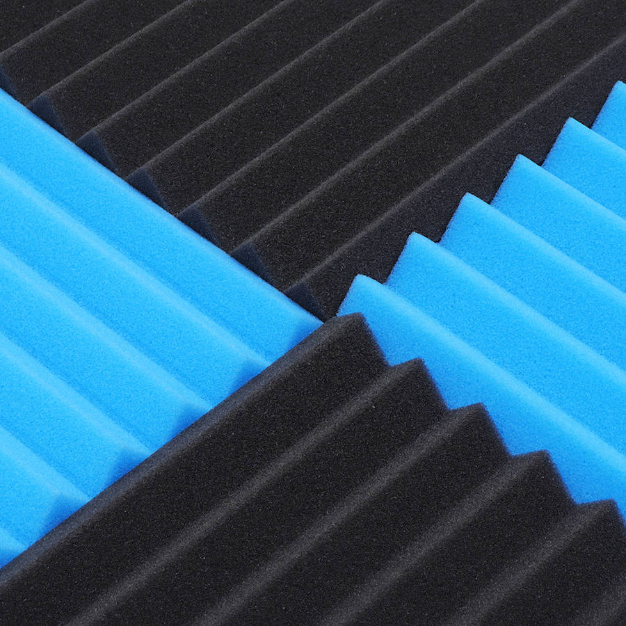 12pcs Acoustic Panels Soundproofing Sound Insulation Cotton Foam Tiles Studio 30*30*2.5cm