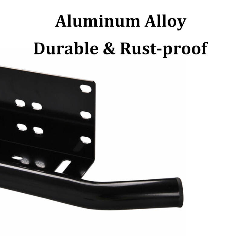 Universal Bumper License Plate Mount Bracket LED Light Holder For Off Road SUV