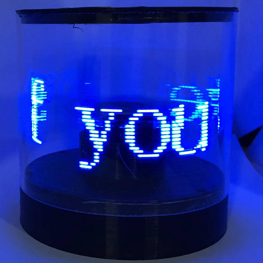 diy rotating led electronic kit electronic production rotating pov electronic competition creative led advertising machine