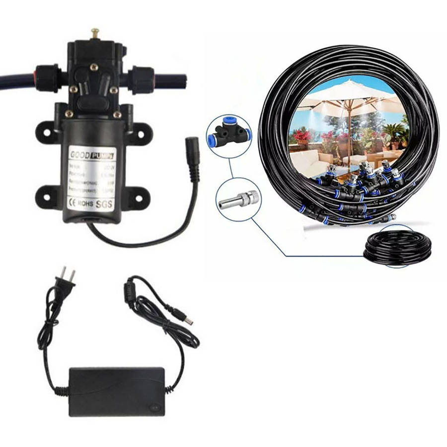 Water Misting Cooling System Mist Sprinkler Nozzle Plant Garden Outdoor Water S