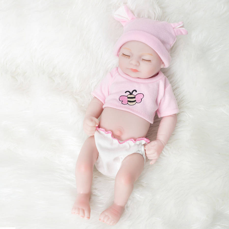 Reborn Doll Simulation Doll Early Education Realistic Doll 28cm