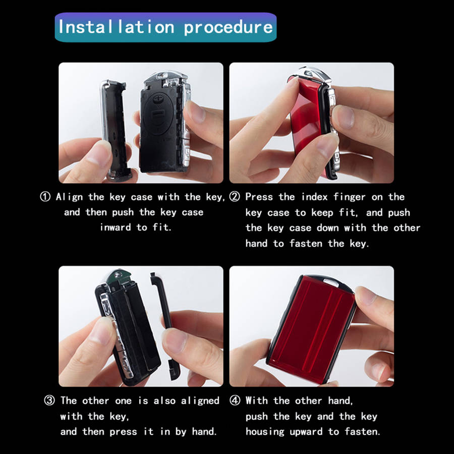 fashion resin remote car key fob case cover for volvo xc40 xc60 xc90 v90 s90