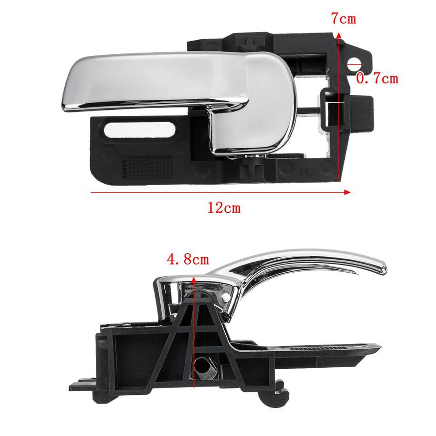Interior Car Door Handle Front / Rear Left 80671JD00E For NISSAN QASHQAI 07-13