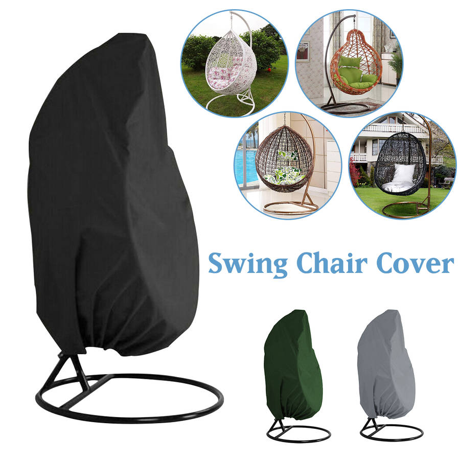190/230CM Polyester Swing Hanging Chair Eggshell Dust Cover Waterproof UV Resistant Durable Cover