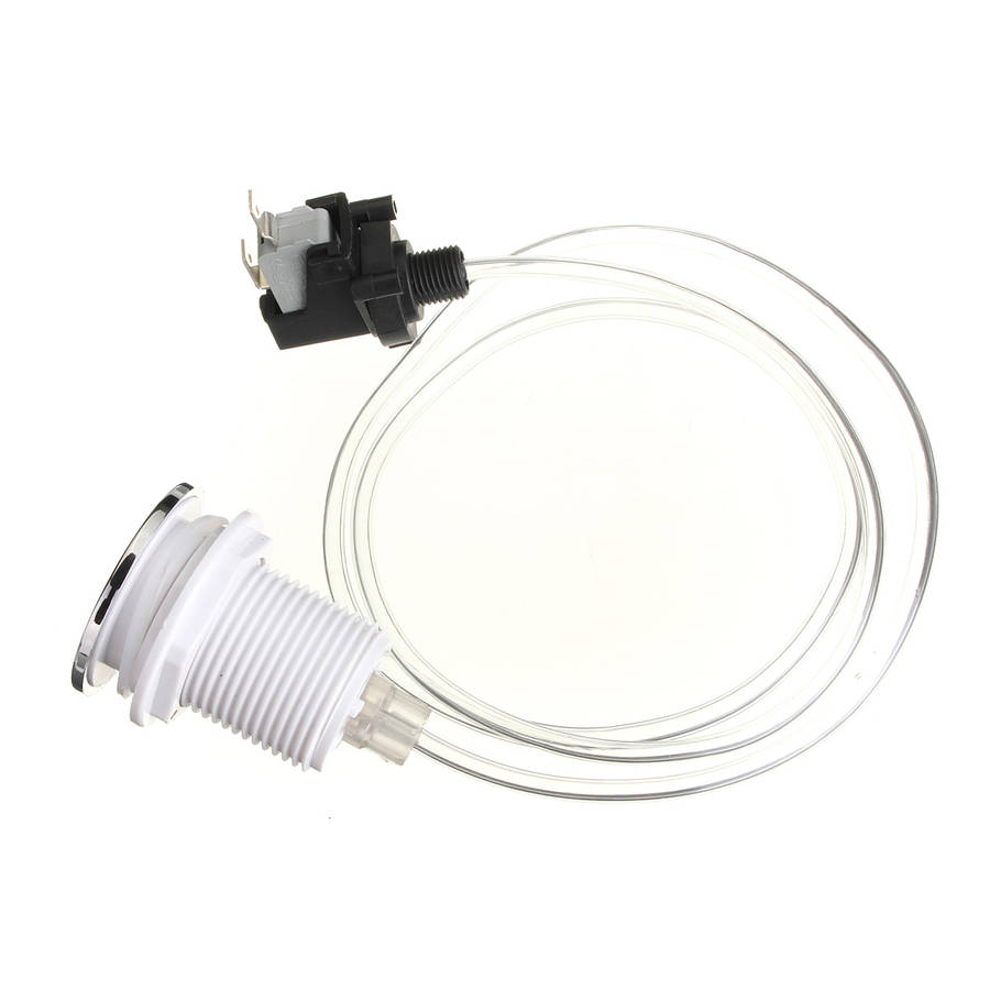 Replacement Waste Garbage Disposal Air Switch Buttons And Air Hose & Self-Lock
