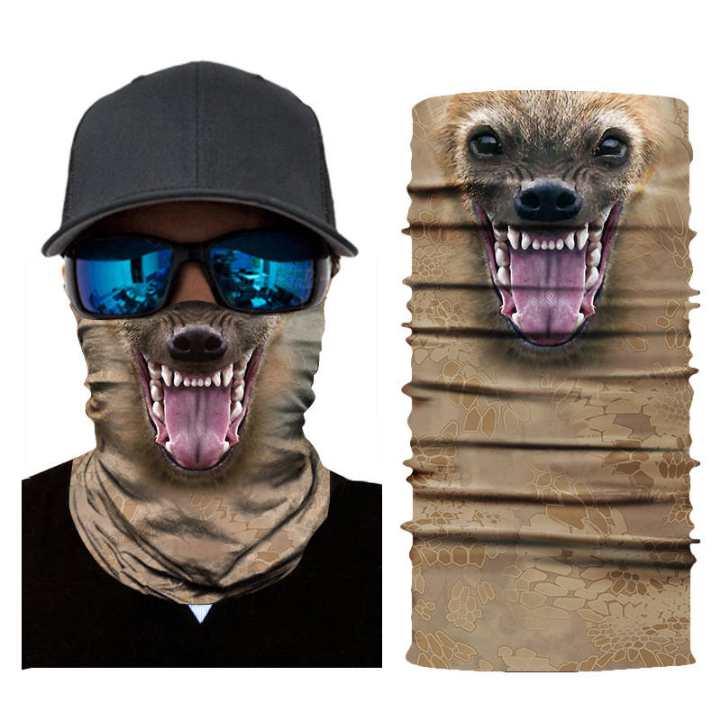 Animal Series-Sun Dust Bandanas,Face Scarf Cover Mask,Sun Protection Neck Gaiter for Fishing Motorcycling Running