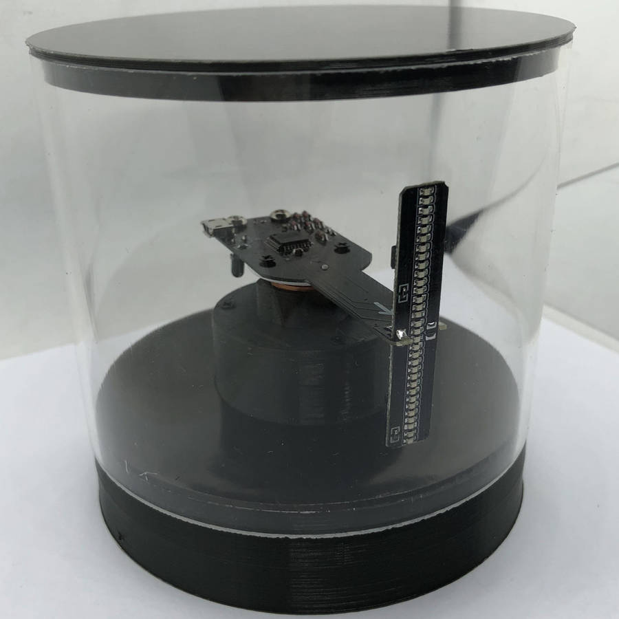 diy rotating led electronic kit electronic production rotating pov electronic competition creative led advertising machine