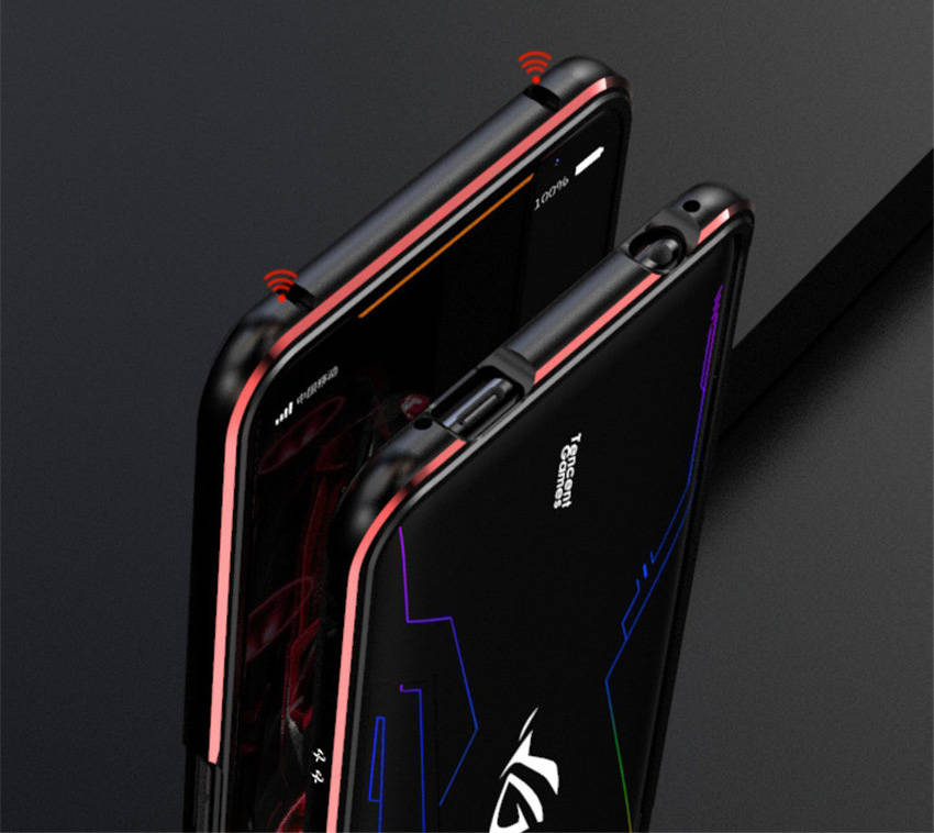 Bakeey Luxury Bumper Shockproof Aluminum Metal Frame Protective Case for ASUS ROG Phone 2
