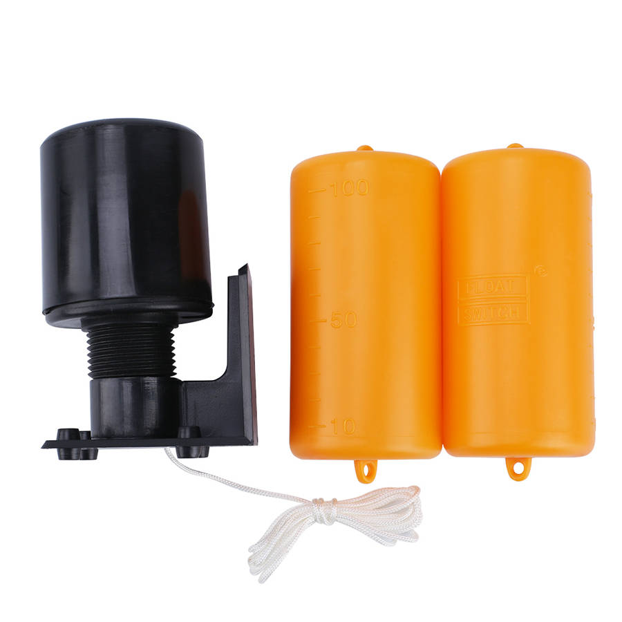 Stainless Steel Vertical Liquid Water Level Sensor Internal Float Switch 45mm Line 35CM 10W Double F